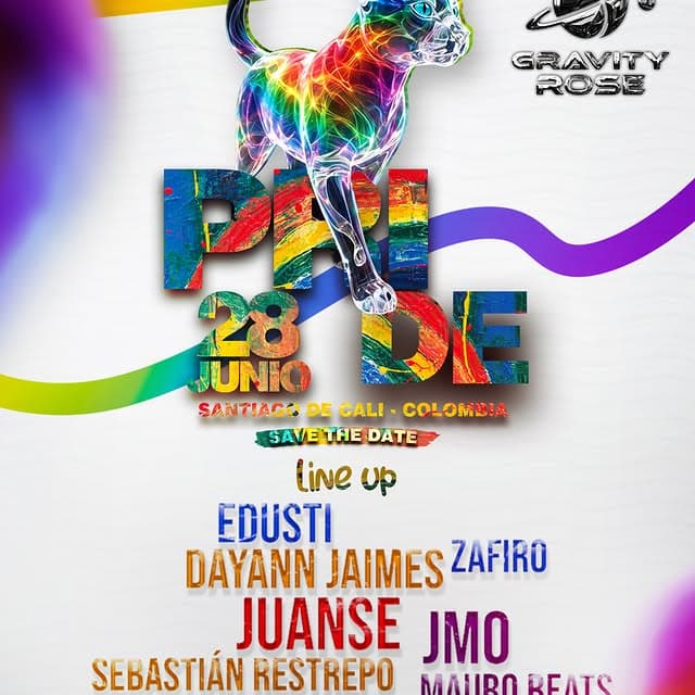 GRAVITY ROSE PRESENTA: PRIDE 2026 🌈

Cali se prepara para  una experiencia única llena de música, e